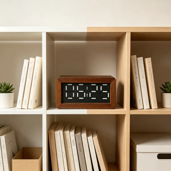 mechanical-clock03 A-Mechanical Push-Pull Flip Clock