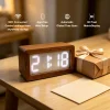 wood‑led‑clock.detail6 B-Minimalist 3D Stereo Pixel Desk Clock