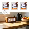wood‑led‑clock.detail8 B-Minimalist 3D Stereo Pixel Desk Clock